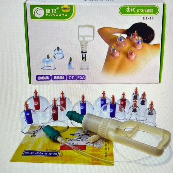 BRAND NEW Kangzhu 12-cup Biomagnetic Chinese Cupping Therapy Set - Picture 1 of 1